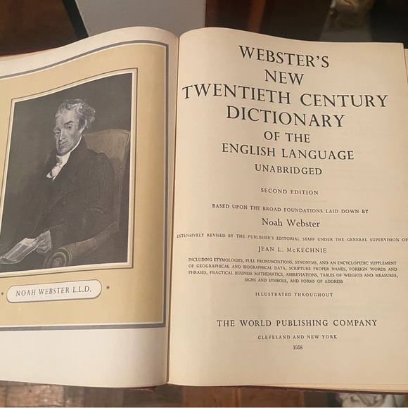 Webster’s New Twentieth Century Dictionary of the English Language Unabridged - Picture 6 of 16
